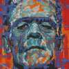 Abstract Frankenstein Diamond Painting