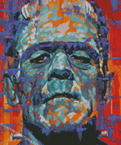 Abstract Frankenstein Diamond Painting