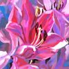 Abstract Pink Lily Diamond Painting