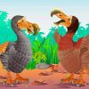 Aesthetic Dodo Birds Diamond Painting