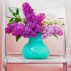 Aesthetic Flowers In A Turquoise Vase Diamond Painting
