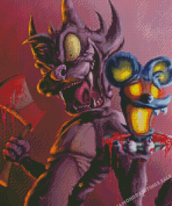 Aesthetic Itchy And Scratchy Diamond Painting