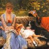 Aesthetic Mother And Daughter By Borsos Diamond Painting