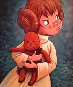 Aesthetic Princess Leia Baby Diamond Painting