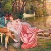 Aesthetic Regency Era Couple Diamond Painting