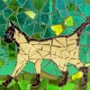 Aesthetic Mosaic Cat Diamond Painting