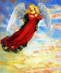 Aesthetic Angel In The Sky Diamond Painting