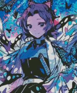 Anime Butterfly Diamond Painting
