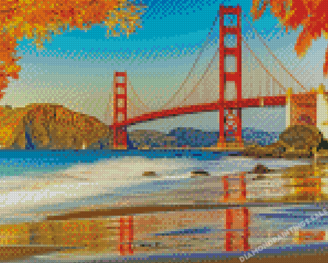 Autumn In San Francisco Diamond Painting