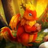 Baby Dragon And Acorn Diamond Painting