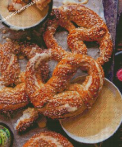 Baked Pretzels Diamond Painting