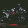 Black Suzuki Gsxr Bike Diamond Painting