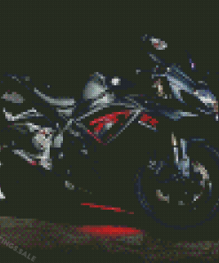 Black Suzuki Gsxr Bike Diamond Painting