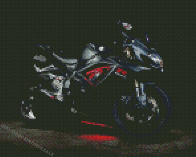 Black Suzuki Gsxr Bike Diamond Painting