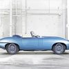 Blue Jaguar E Type Engine Diamond Painting