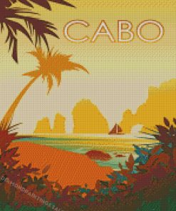 Cabo San Lucas Illustration Diamond Painting