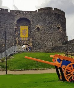 Carrickfergus Medieval Castle Diamond Painting