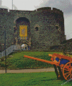 Carrickfergus Medieval Castle Diamond Painting