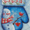 Christmas Glove Diamond Painting