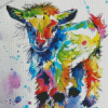 Colorful Adorable Lamb Diamond Painting