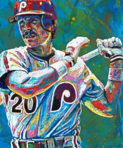 Colorful Mike Schmidt Diamond Painting