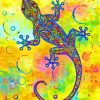 Colourful Gecko Diamond Painting