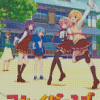 Comic Girls Anime Poster Diamond Painting