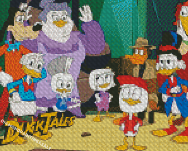 DuckTales Characters Poster Diamond Painting