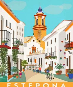 Estepona Poster Diamond Painting