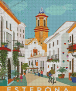 Estepona Poster Diamond Painting