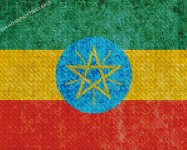 Flag Of Ethiopia Diamond Painting