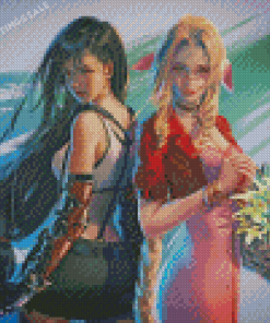 Final Fantasy VII Characters Diamond Painting