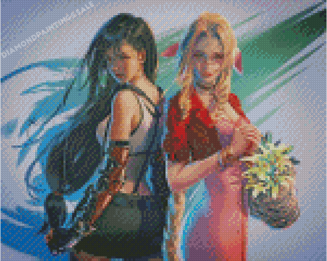 Final Fantasy VII Characters Diamond Painting