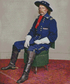 George Armstrong Custer Portrait Diamond Painting