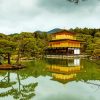 Golden Palace Japan Landscape Diamond Painting