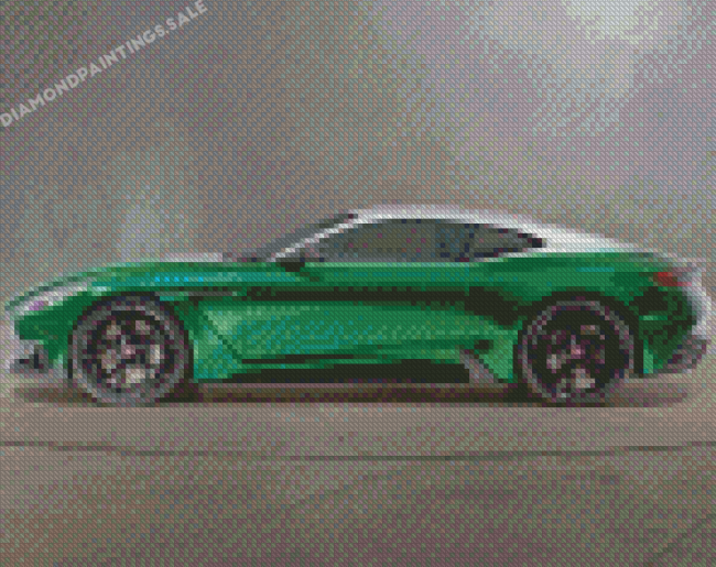 Green Aston Martin DB11 Diamond Painting