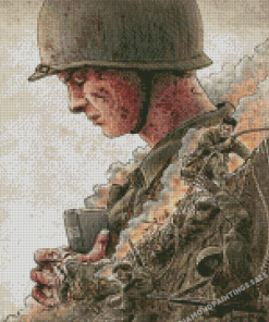 Hacksaw Ridge Art Diamond Painting