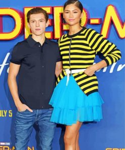 Handsome Tom Holland And Zendaya Diamond Painting