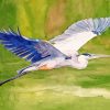 Heron Flying Diamond Painting