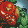 Hulk And Iron Man Diamond Painting