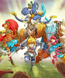 Hyrule Warriors Age Of Calamity Characters Diamond Painting