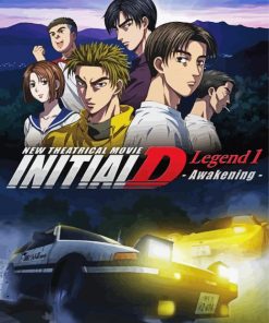 Initial D Game Diamond Painting