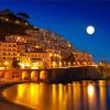Italy Amalfi Coast Night Diamond Painting
