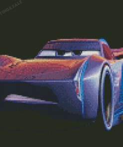 Jackson Storm Cartoon Car Diamond Painting