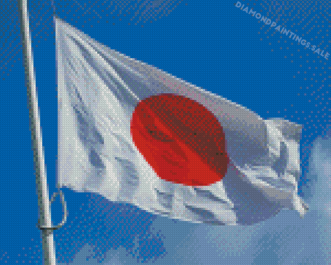 Japan Flag Diamond Painting