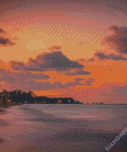 Koh Samui Beach Sunset Scene Diamond Painting