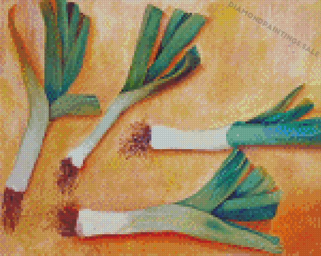 Leeks Vegetables Diamond Painting