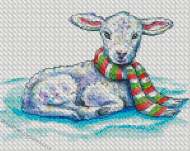 Little Adorable Lamb Diamond Painting