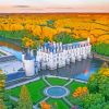 Loire Valley Castle In France Diamond Painting