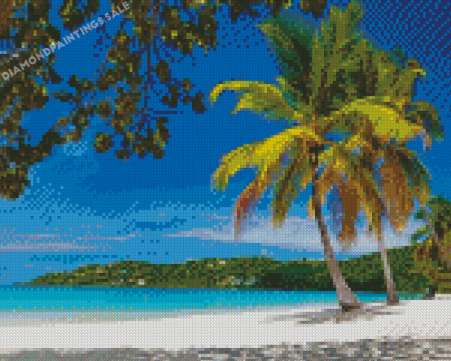 Magens Bay Beach Island Diamond Painting